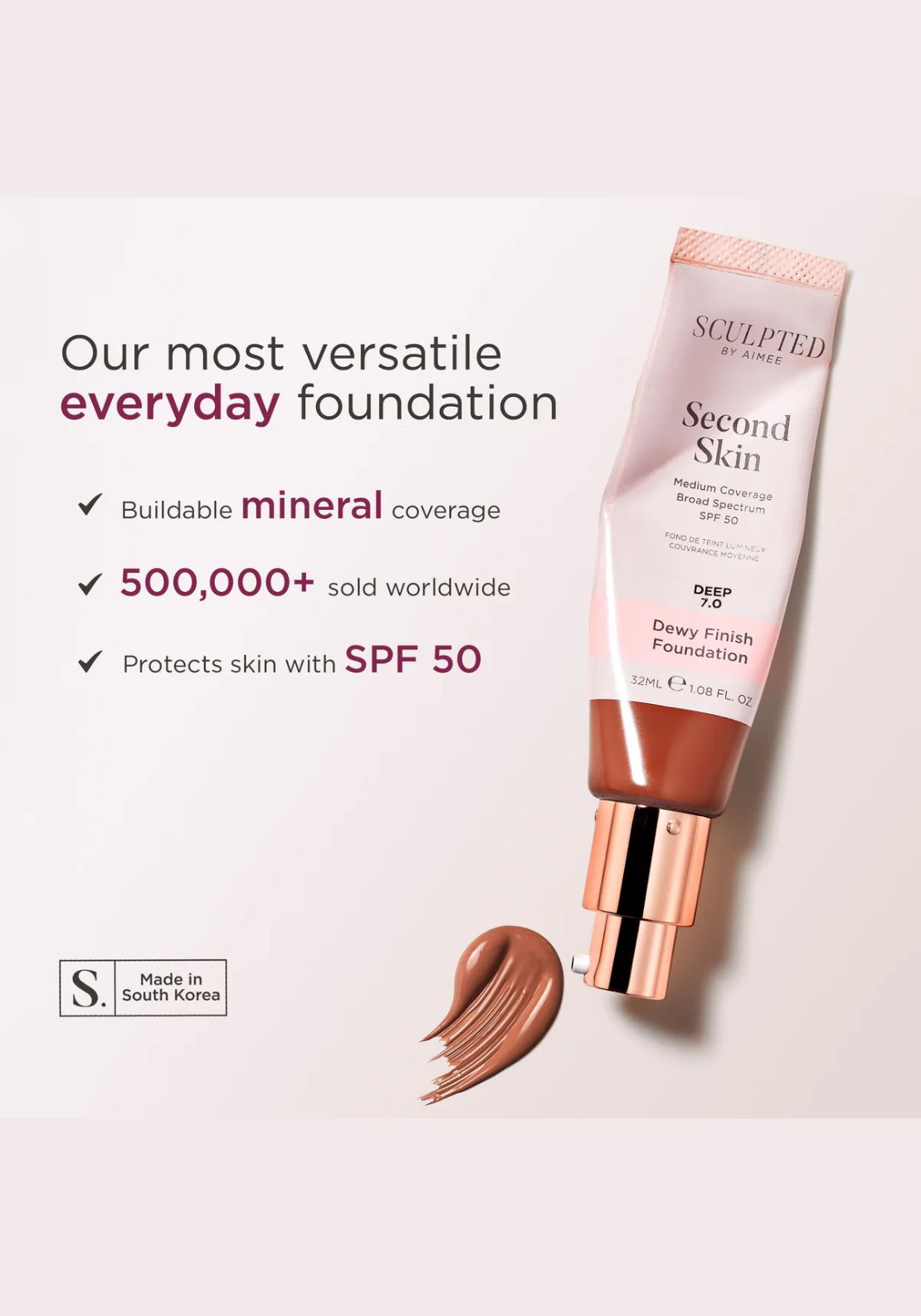 Sculpted Second Skin Dewy - Foundation 3 Shaws Department Stores