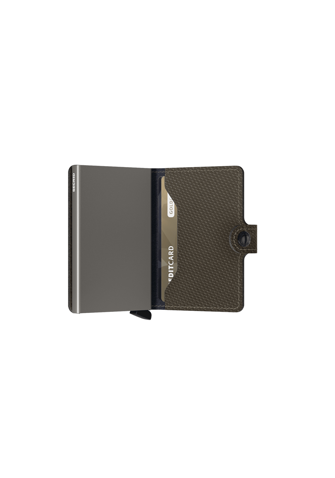 Secrid Mini Carbon Wallet - Khaki 4 Shaws Department Stores