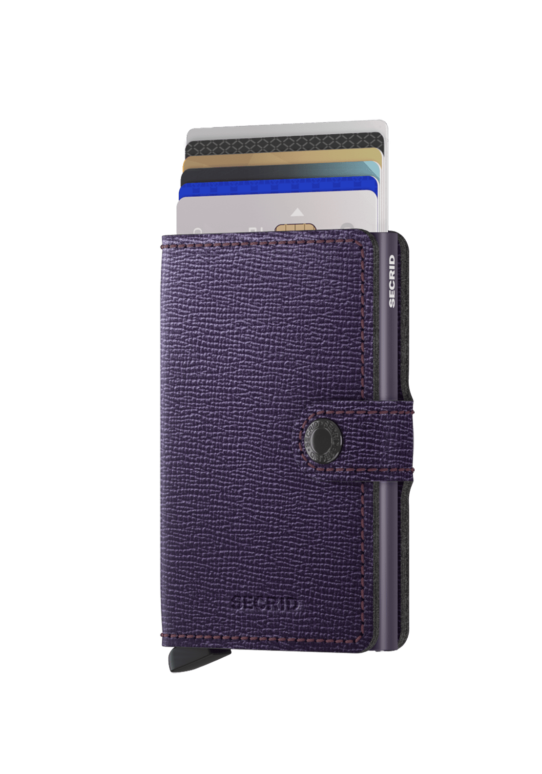 Secrid Mini Crisple Wallet - Purple 2 Shaws Department Stores