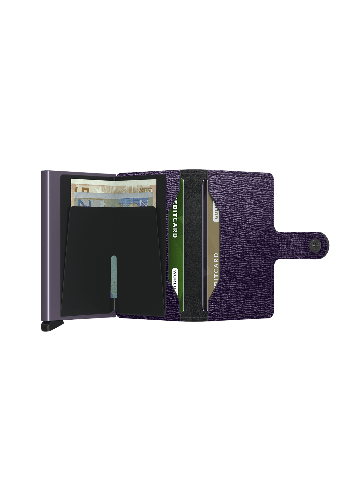 Secrid Mini Crisple Wallet - Purple 5 Shaws Department Stores