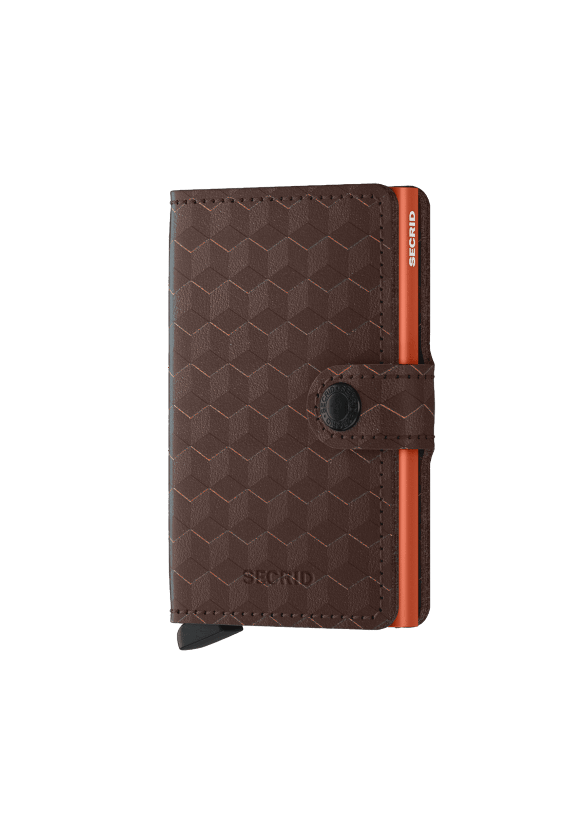 Secrid Mini Optical Wallet - Brown &amp; Orange 1 Shaws Department Stores