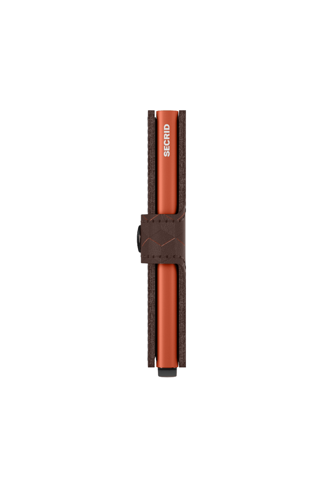 Secrid Mini Optical Wallet - Brown &amp; Orange 3 Shaws Department Stores