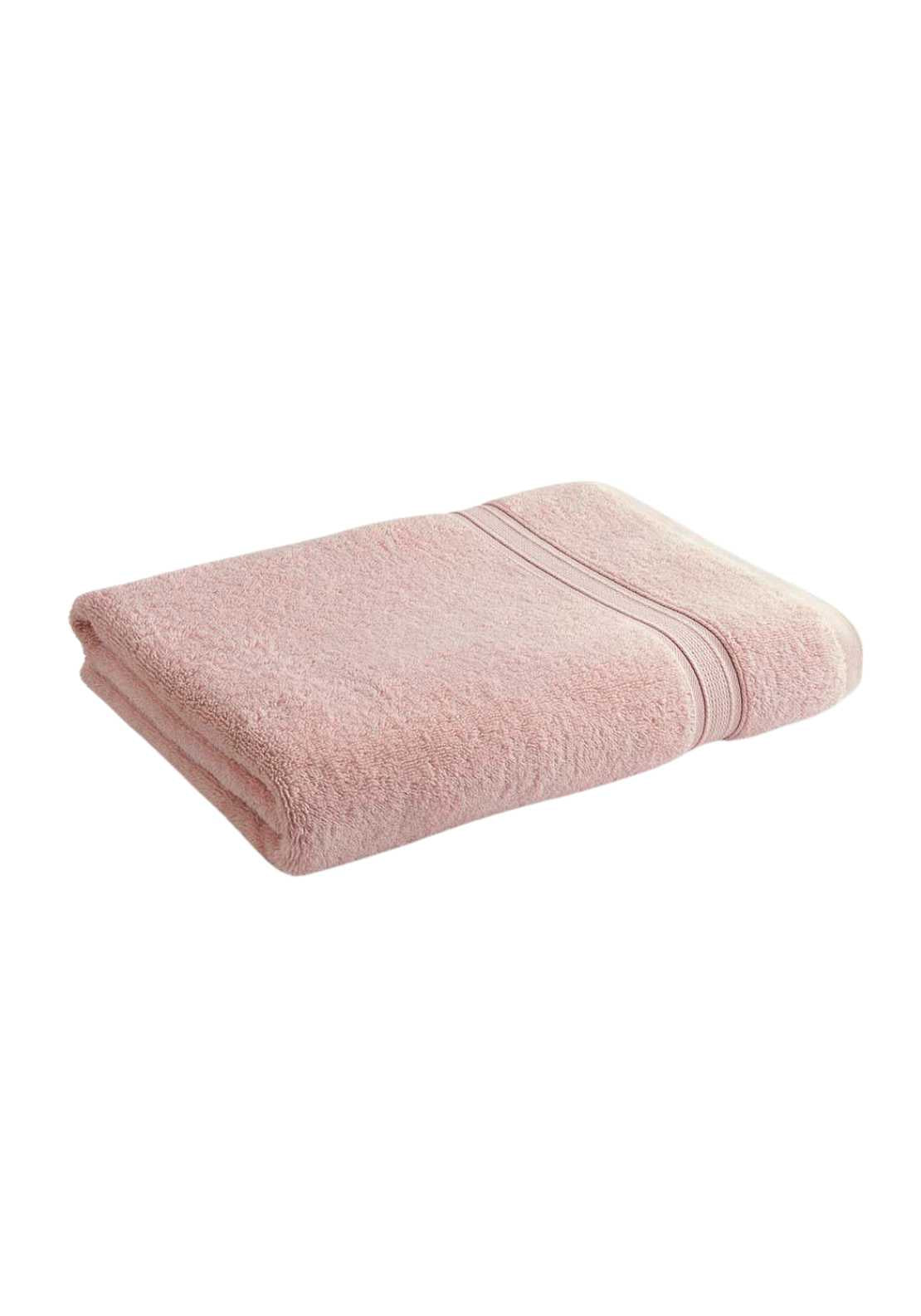 Christy Serene Bath Towel - Dusty Pink 1 Shaws Department Stores