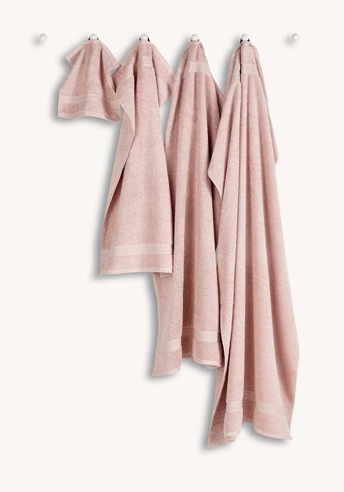 Christy Serene Face Cloth - Dusty Pink 2 Shaws Department Stores