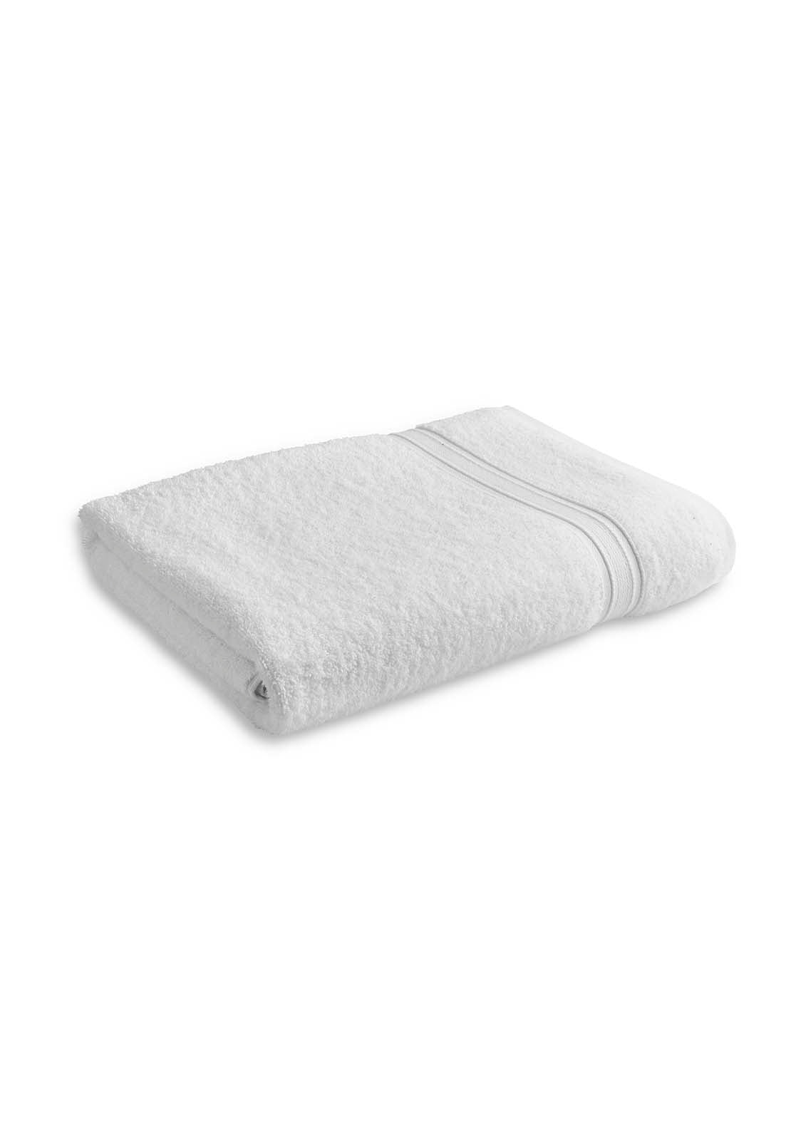 Christy Serene Bath Towel - White 1 Shaws Department Stores