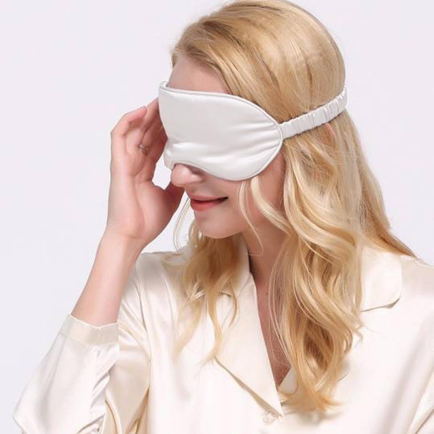 Heather And Fearne Luxury 100% Mulberry Silk 19mm Eyemask 1 Shaws Department Stores