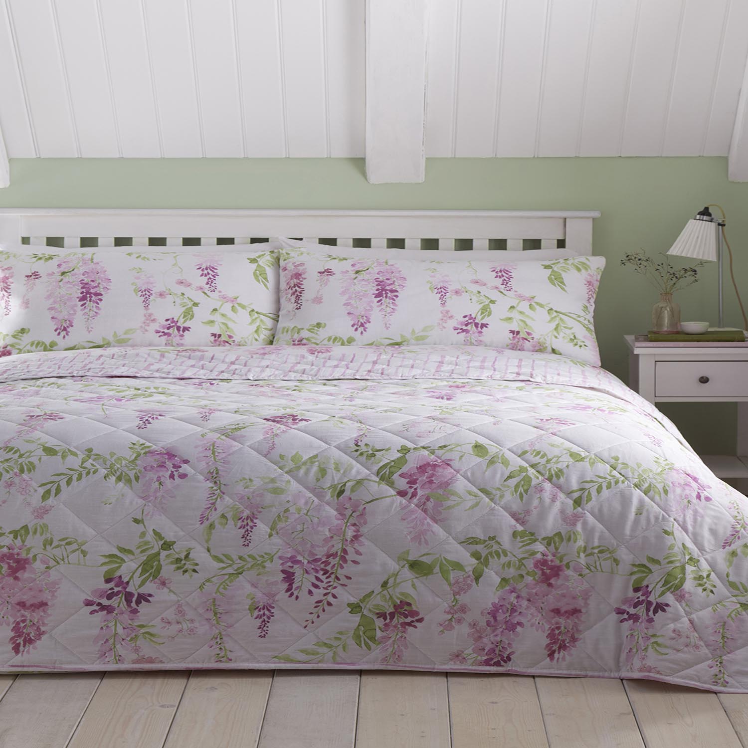 The Home Collection Siobhan Pink Bedspread 1 Shaws Department Stores