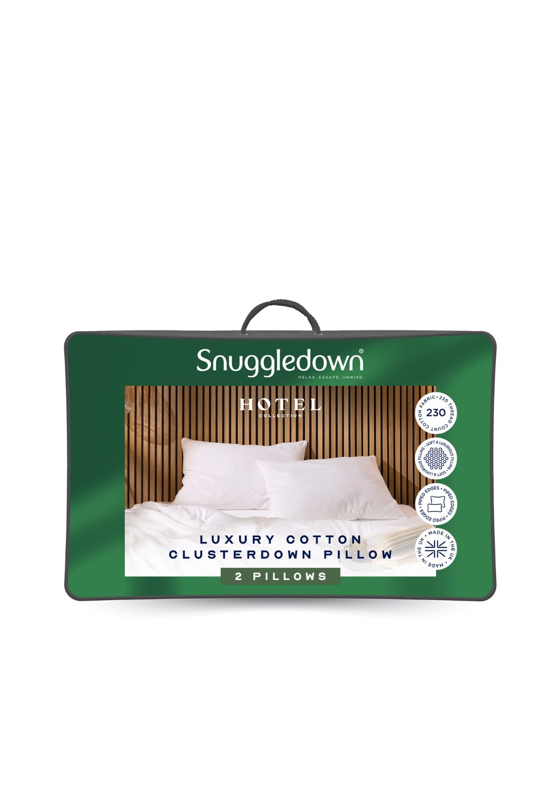 Snuggledown Clusterfibre Pillow Pair - White 1 Shaws Department Stores
