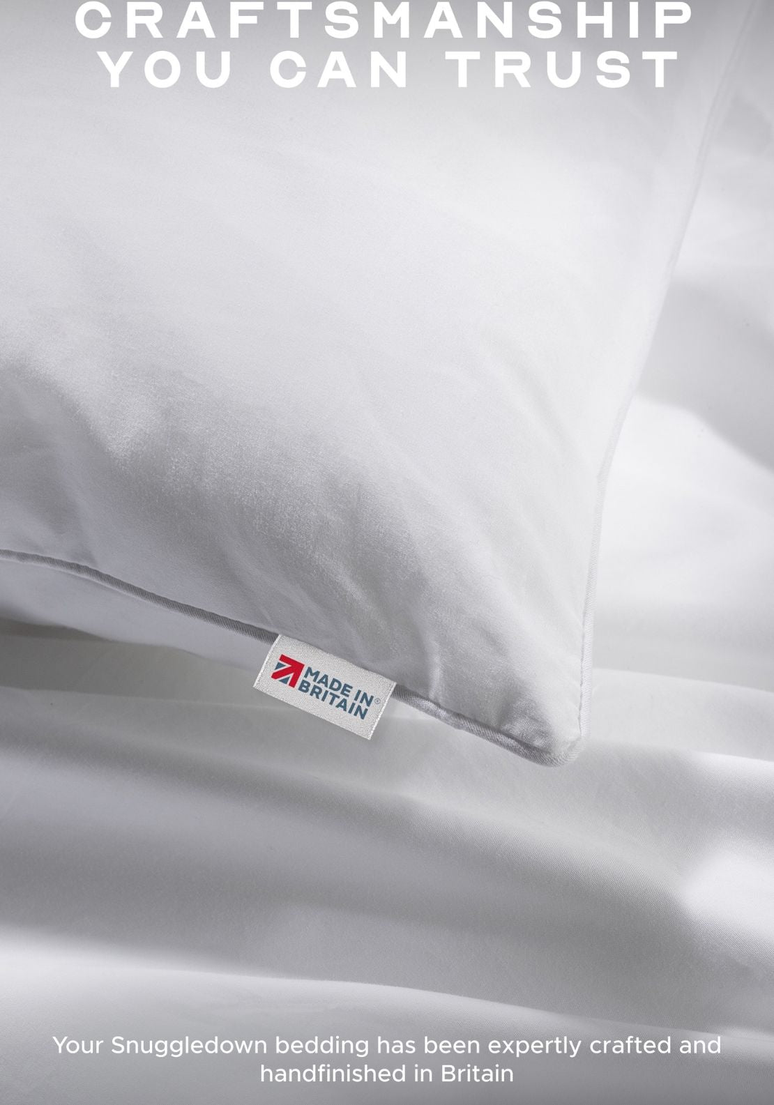 Snuggledown Clusterfibre Pillow Pair - White 4 Shaws Department Stores