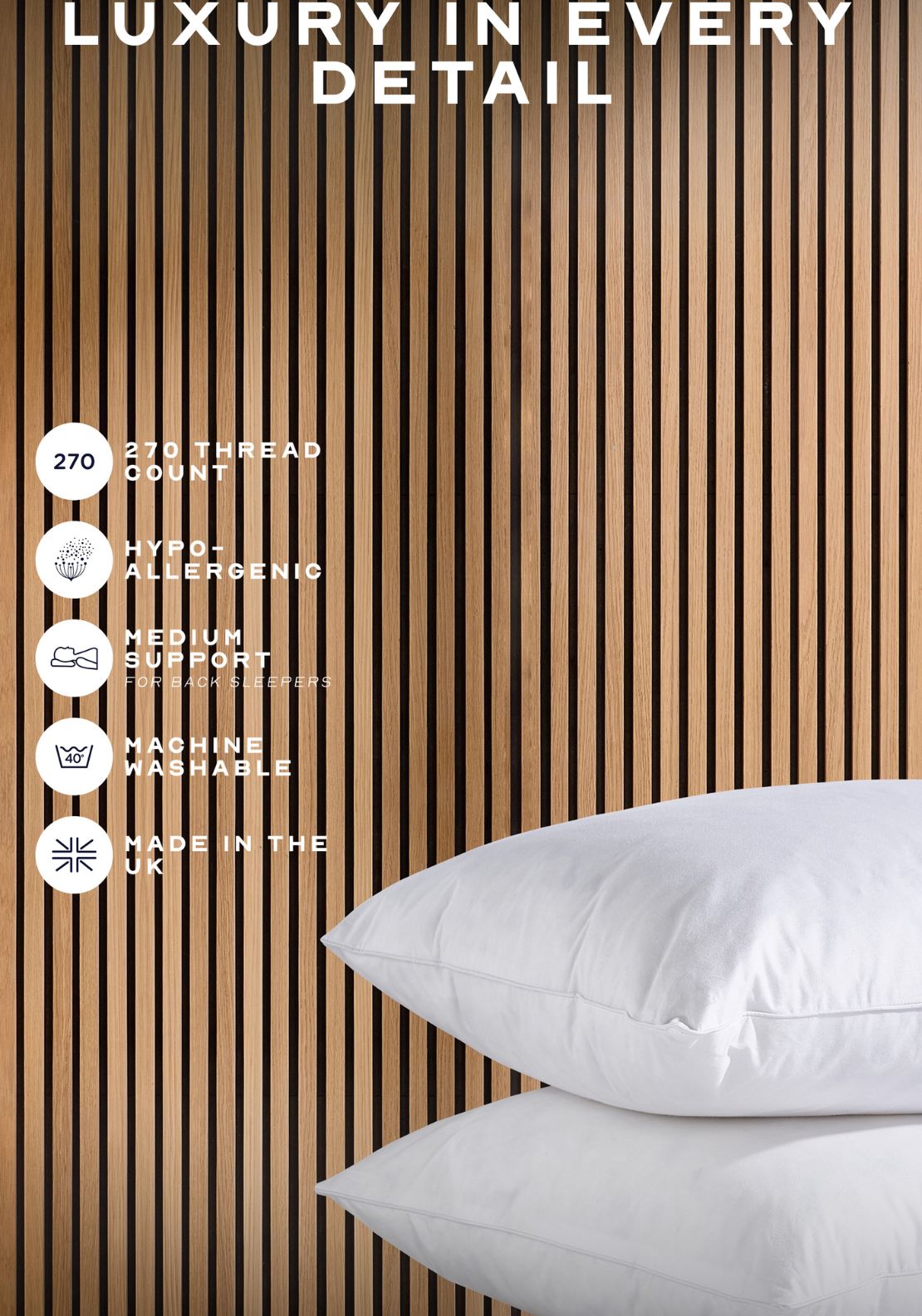Snuggledown Clusterfibre Pillow Pair - White 9 Shaws Department Stores