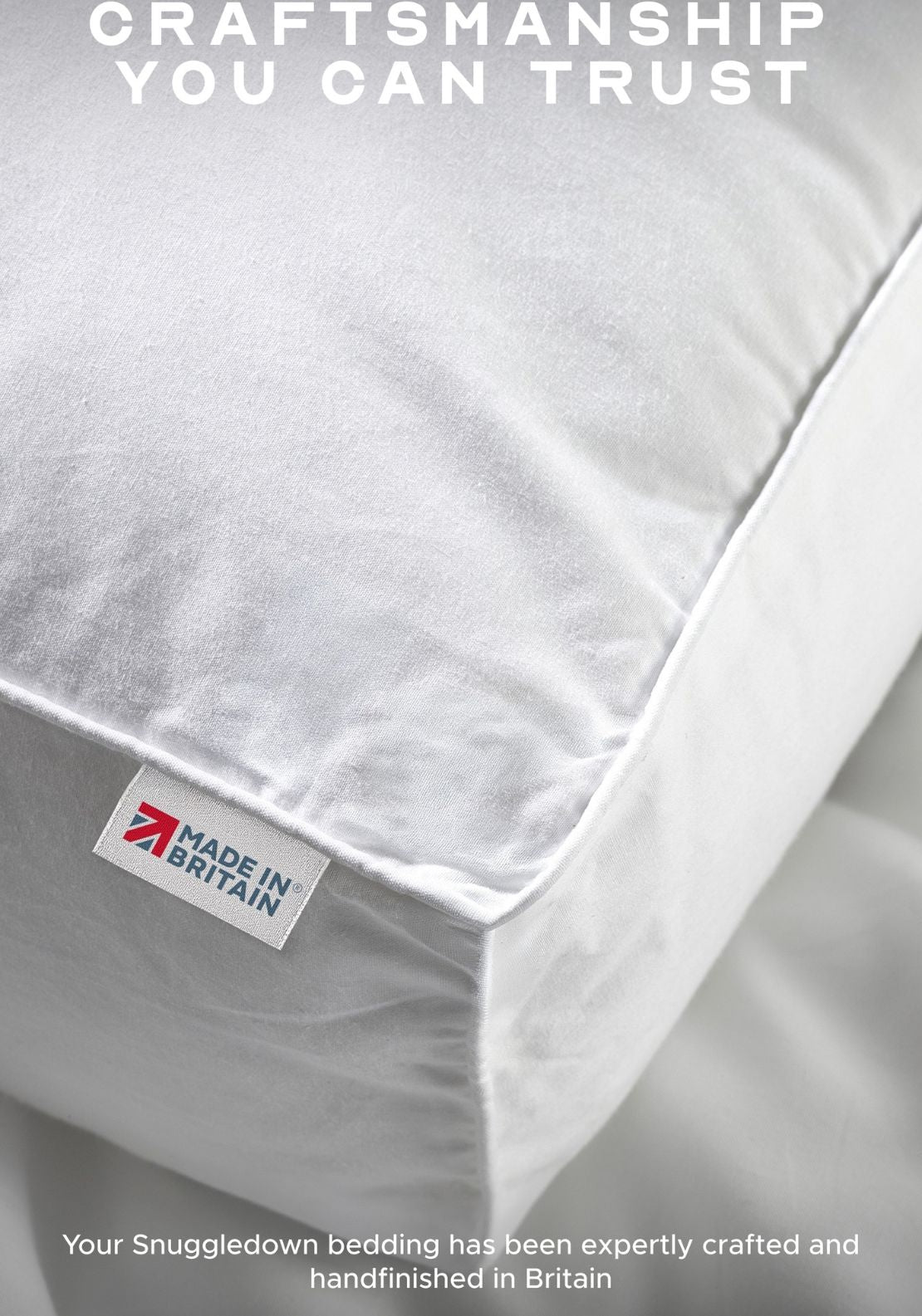 Snuggledown Side Sleeper Pillow - White 7 Shaws Department Stores