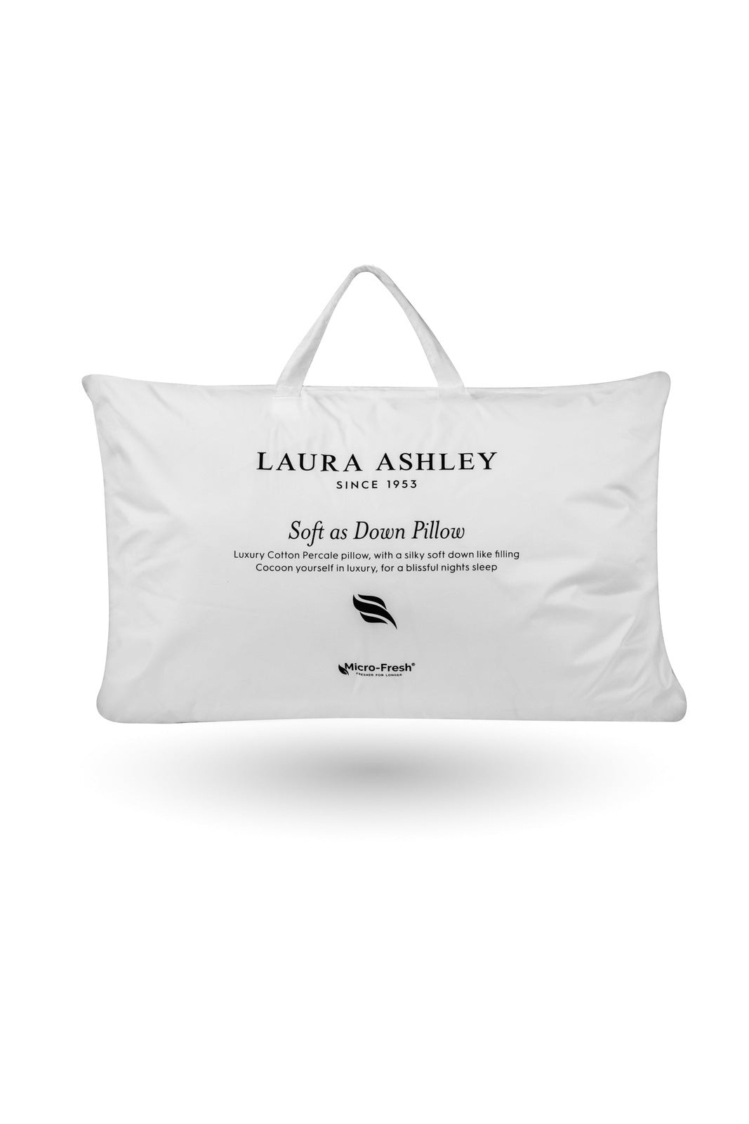 Laura Ashley Soft As Down Pillow for stomach sleepers at Shaws