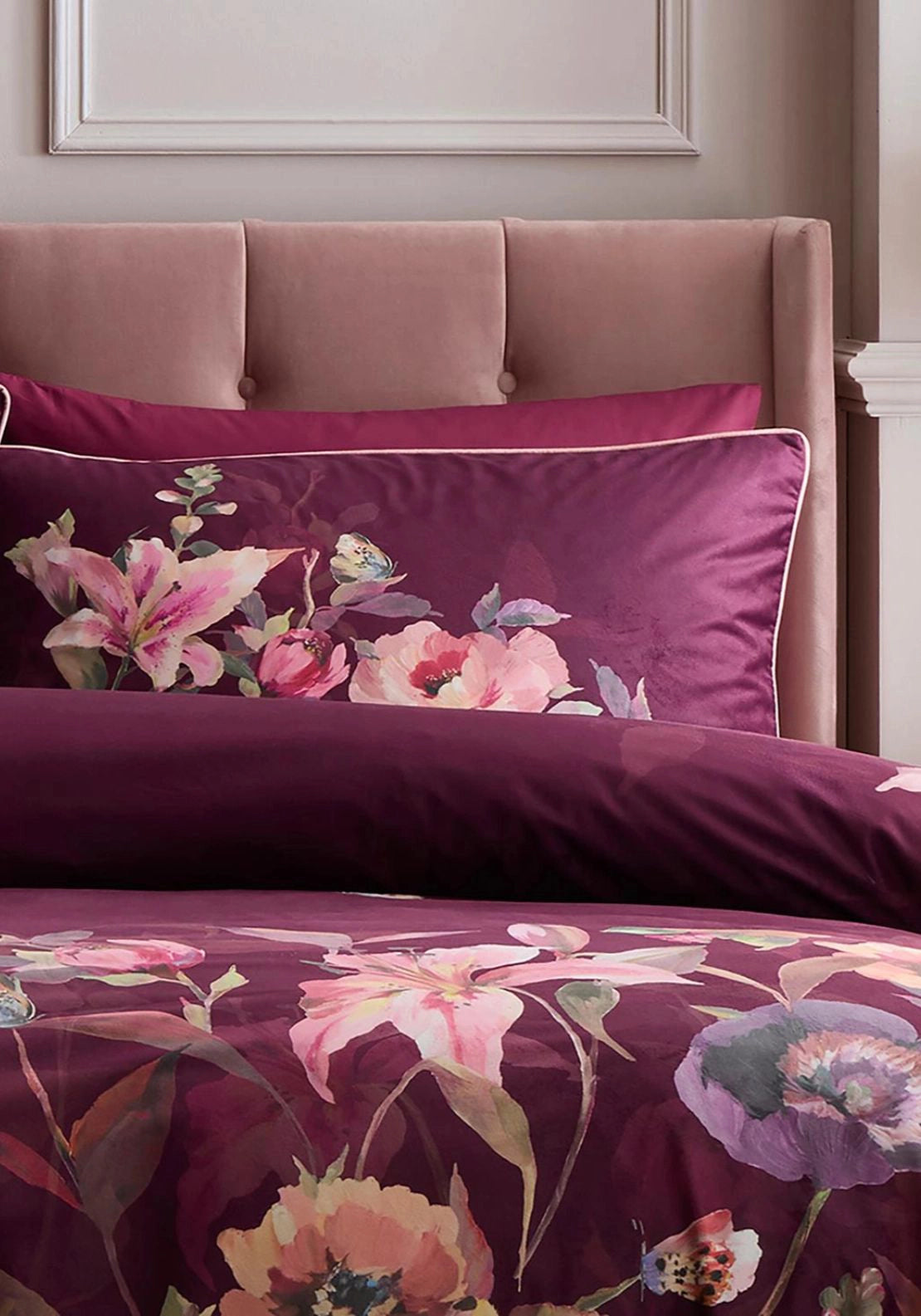 Tianna Duvet Set - Berry