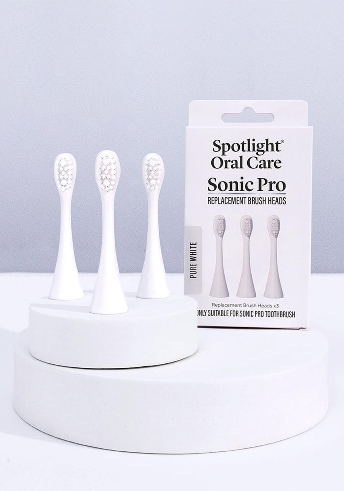 Spotlight Oral Care Sonic Pro Toothbrush Replacement Heads 1 Shaws Department Stores