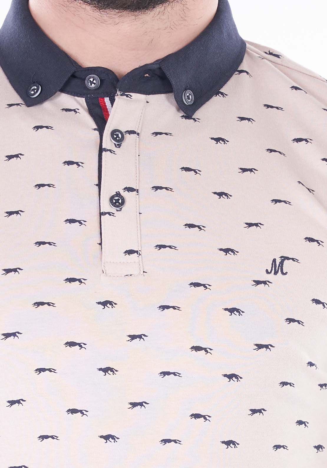 Mineral Spirit Aop Polo - Stone 2 Shaws Department Stores