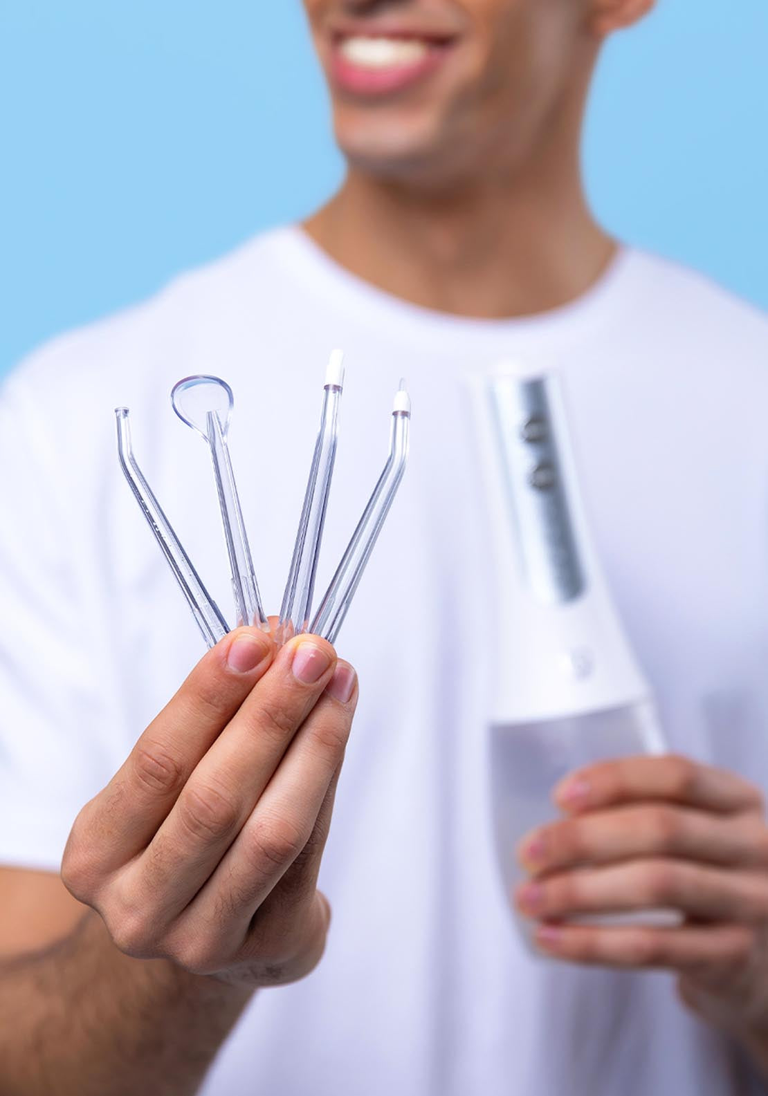 Spotlight Oral Care Water Flosser with UV Steriliser 4 Shaws Department Stores