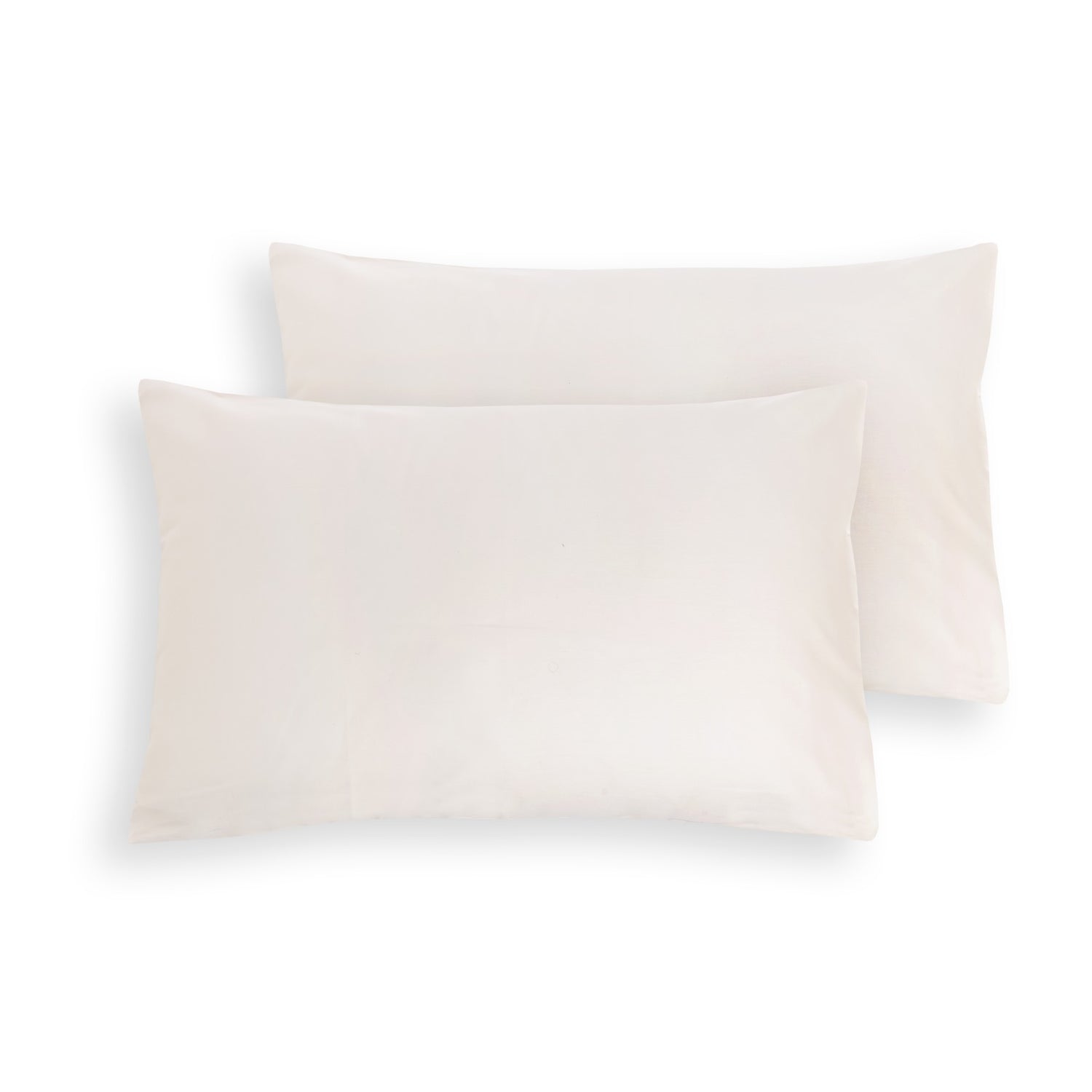 Heather &amp; Ferne 300 Thread Count 100% Cotton Housewife Pillowcase - Cream 1 Shaws Department Stores