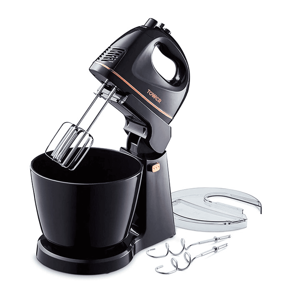 300W 2.5L Hand and Stand Mixer - Black
