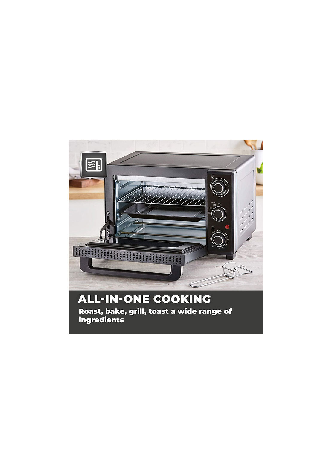 Tower 23L Mini Oven With Hot Plates | T14043 5 Shaws Department Stores