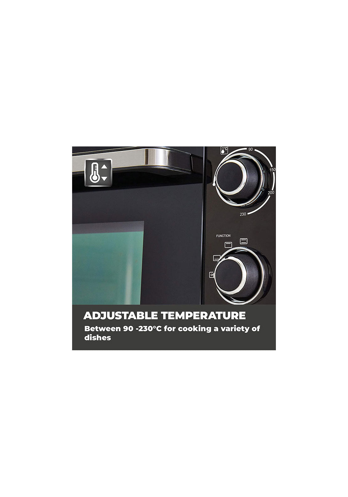 Tower 23L Mini Oven With Hot Plates | T14043 3 Shaws Department Stores