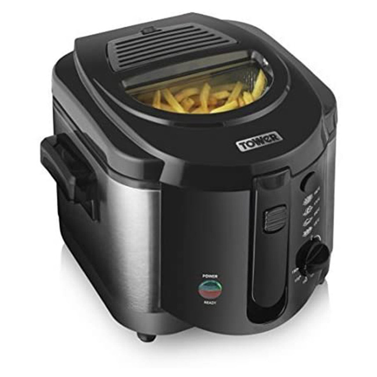 Tower 1500W 2 Litre Deep Fryer - Black 4 Shaws Department Stores