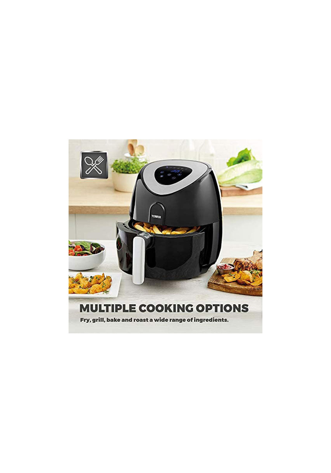 Tower 1500W 4.3L Digital Air Fryer | T17024 5 Shaws Department Stores