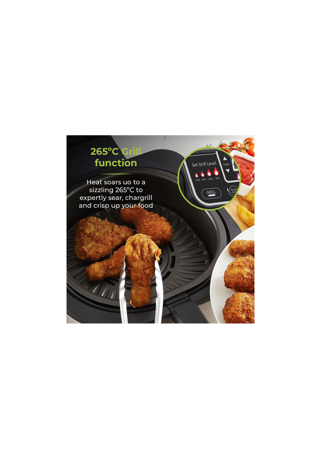 Tower 5.6L 5 In 1 Vortx 5.6L Air Fryer and Grill with Crisper | T17086 6 Shaws Department Stores