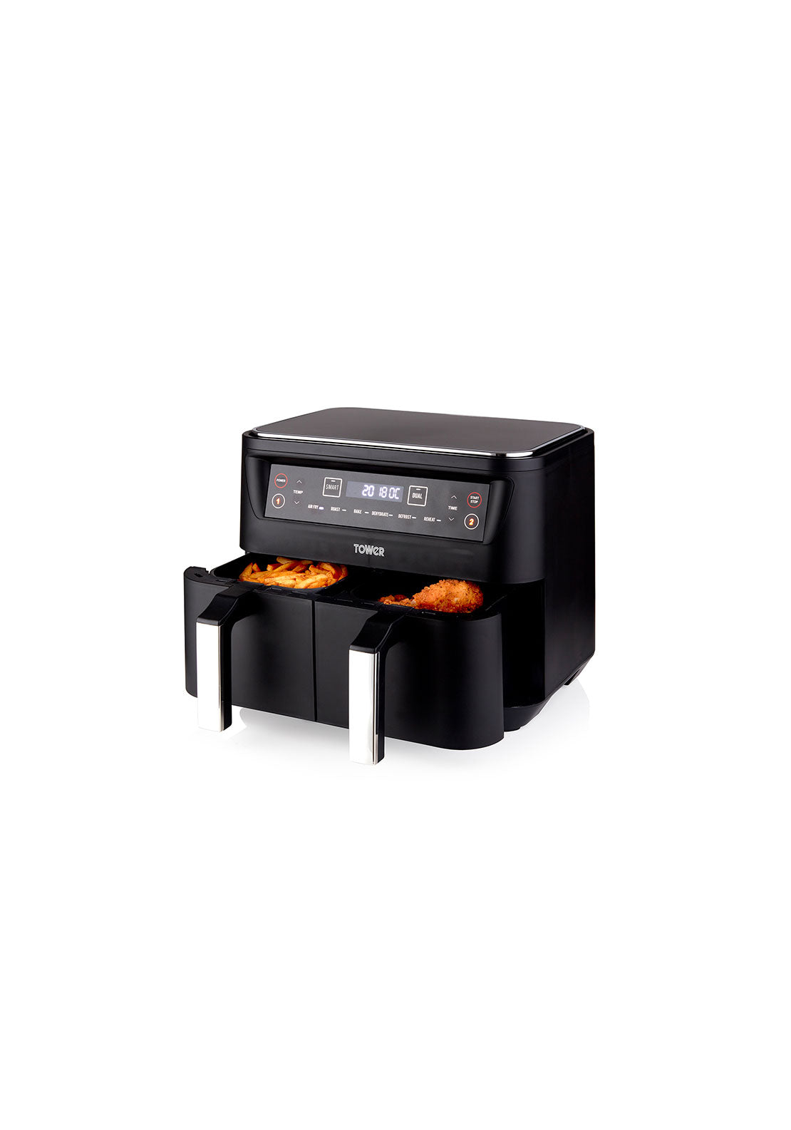 Tower Vortx 8L Dual Basket Air Fryer | T17097 1 Shaws Department Stores