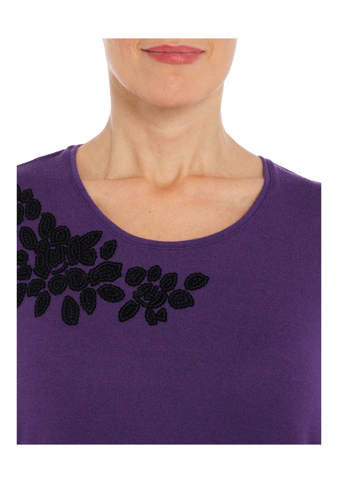 Tigiwear Embellished Lilac Cowl Neck Top 3 Shaws Department Stores