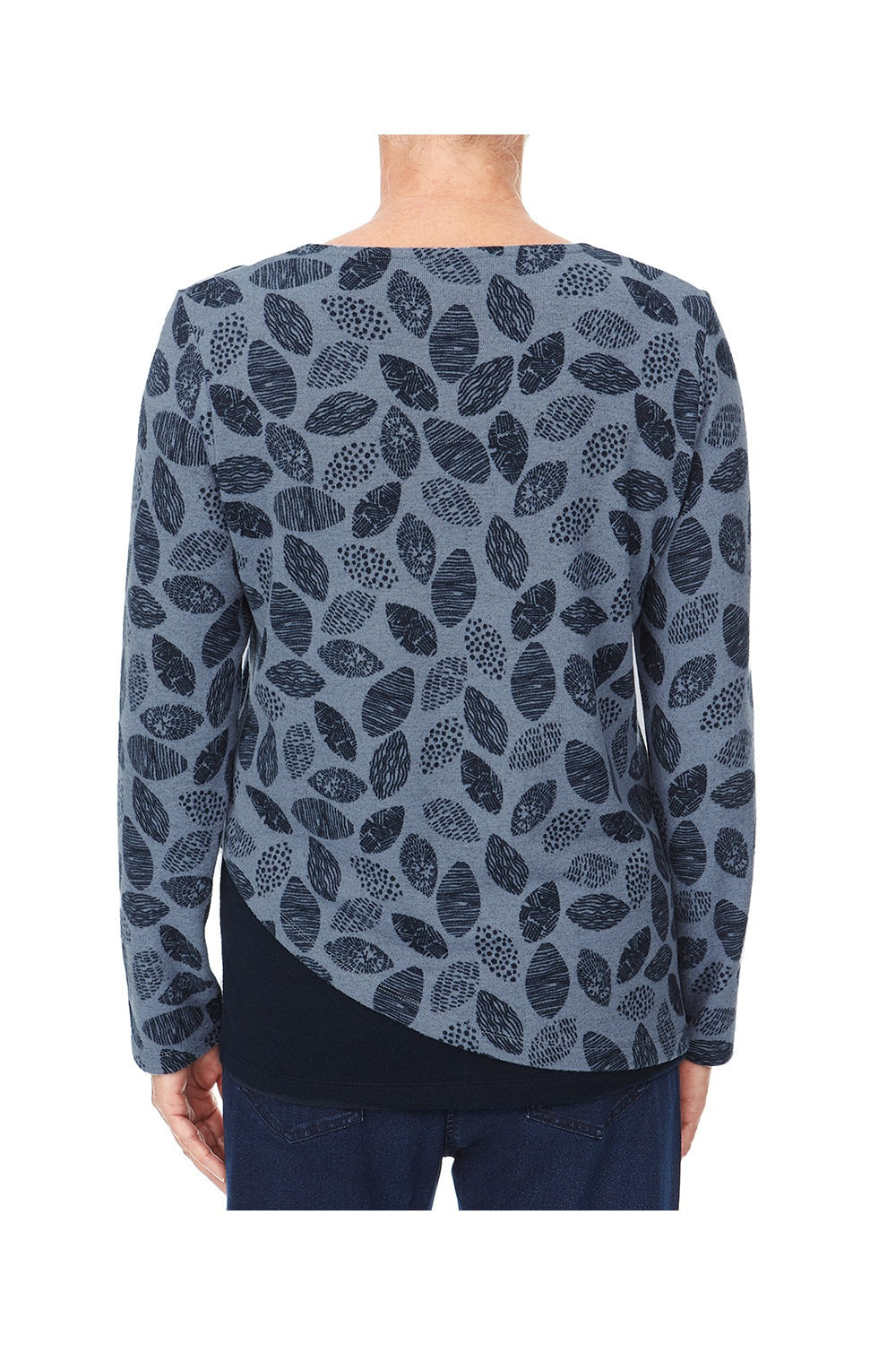 Tigiwear Curved Hem Leaf Top 5 Shaws Department Stores