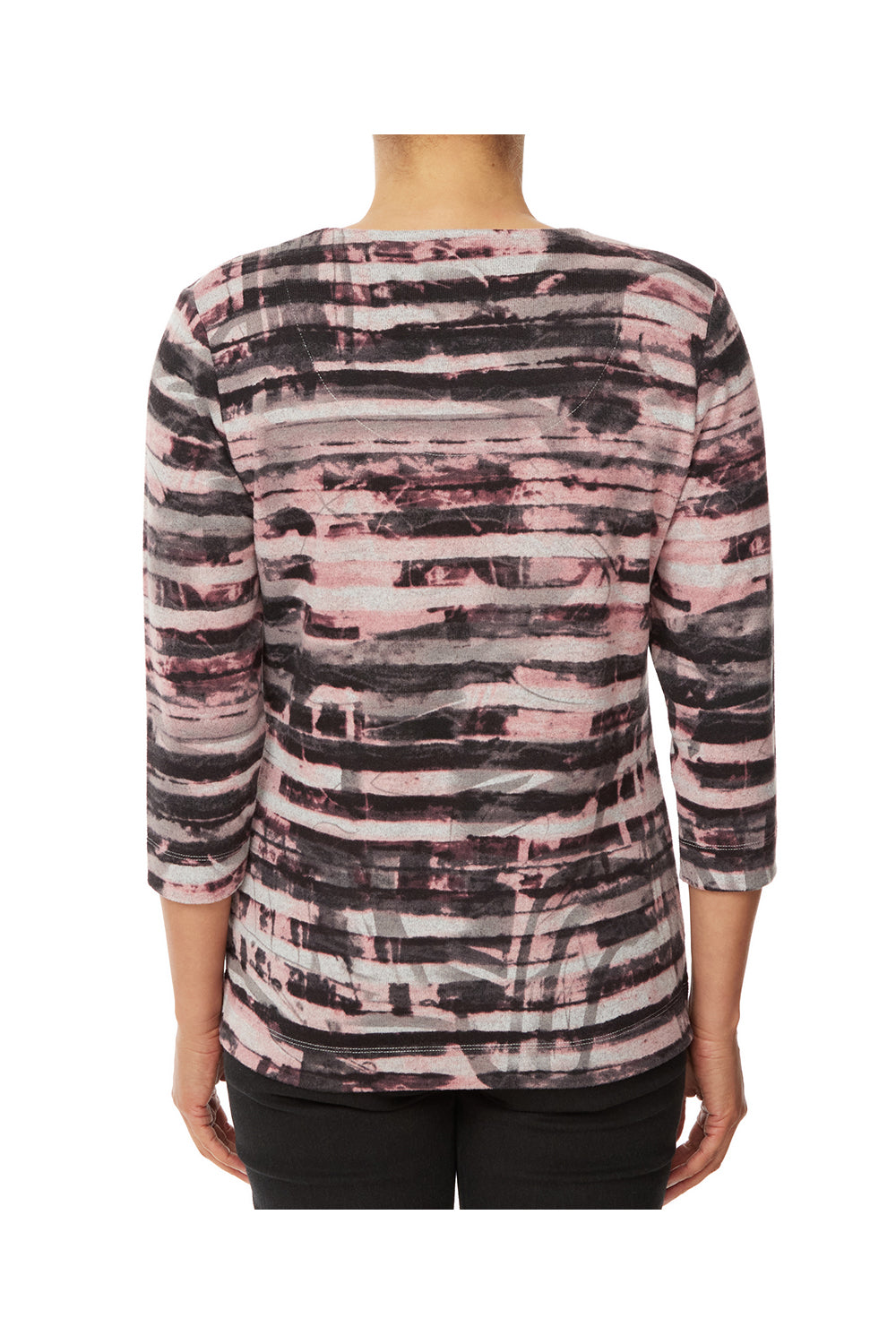 Tigiwear Textured Stripe Square Neck Top 6 Shaws Department Stores