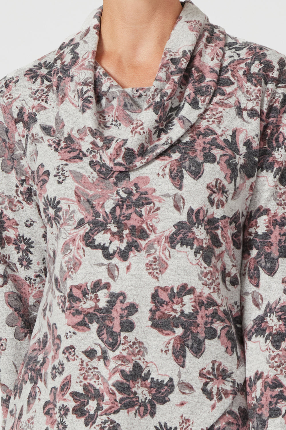Tigiwear Cross Over All Over Print Floral Top 2 Shaws Department Stores