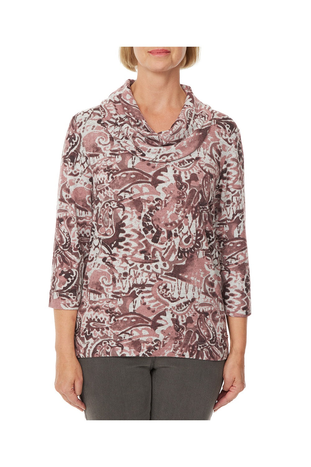 Tigiwear Painted Paisley All Over Print Top 4 Shaws Department Stores