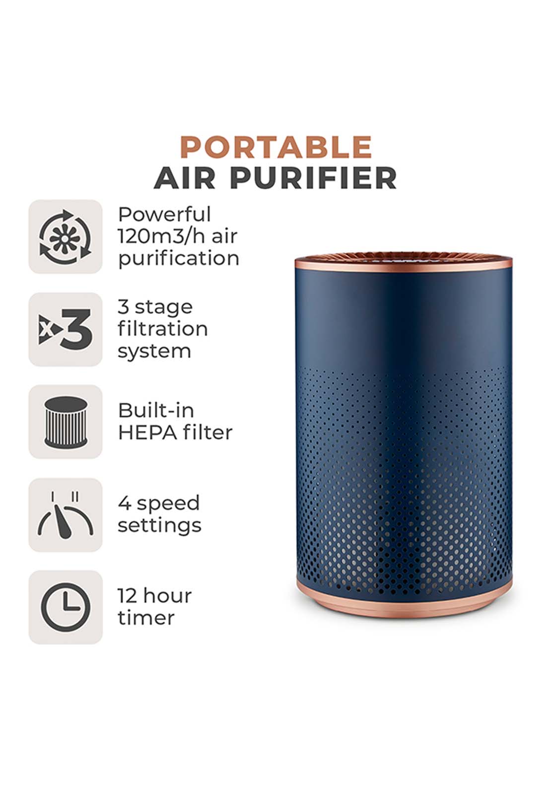 Tower Portable Air Purifier | T673000Blg 3 Shaws Department Stores