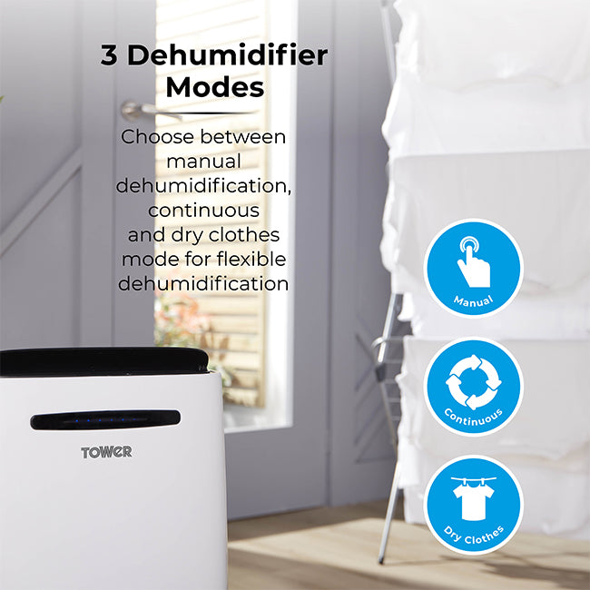 Tower 20L Dehumidifier | T674004 6 Shaws Department Stores