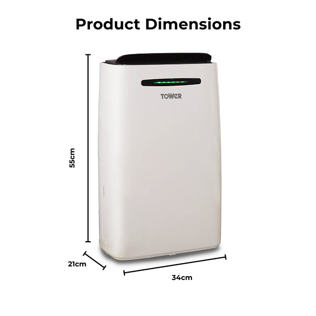 Tower 20L Dehumidifier | T674004 13 Shaws Department Stores
