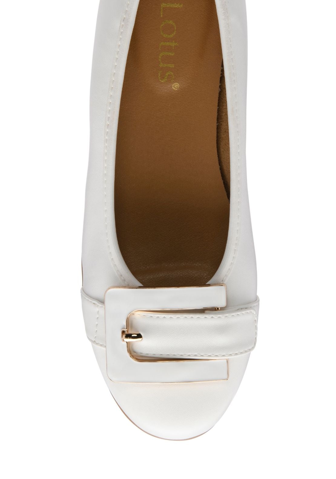 Lotus Pos Tandy Shoe - White 3 Shaws Department Stores