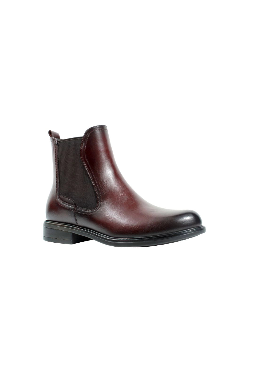 Low Heel Chelsea Boot - Mulberry