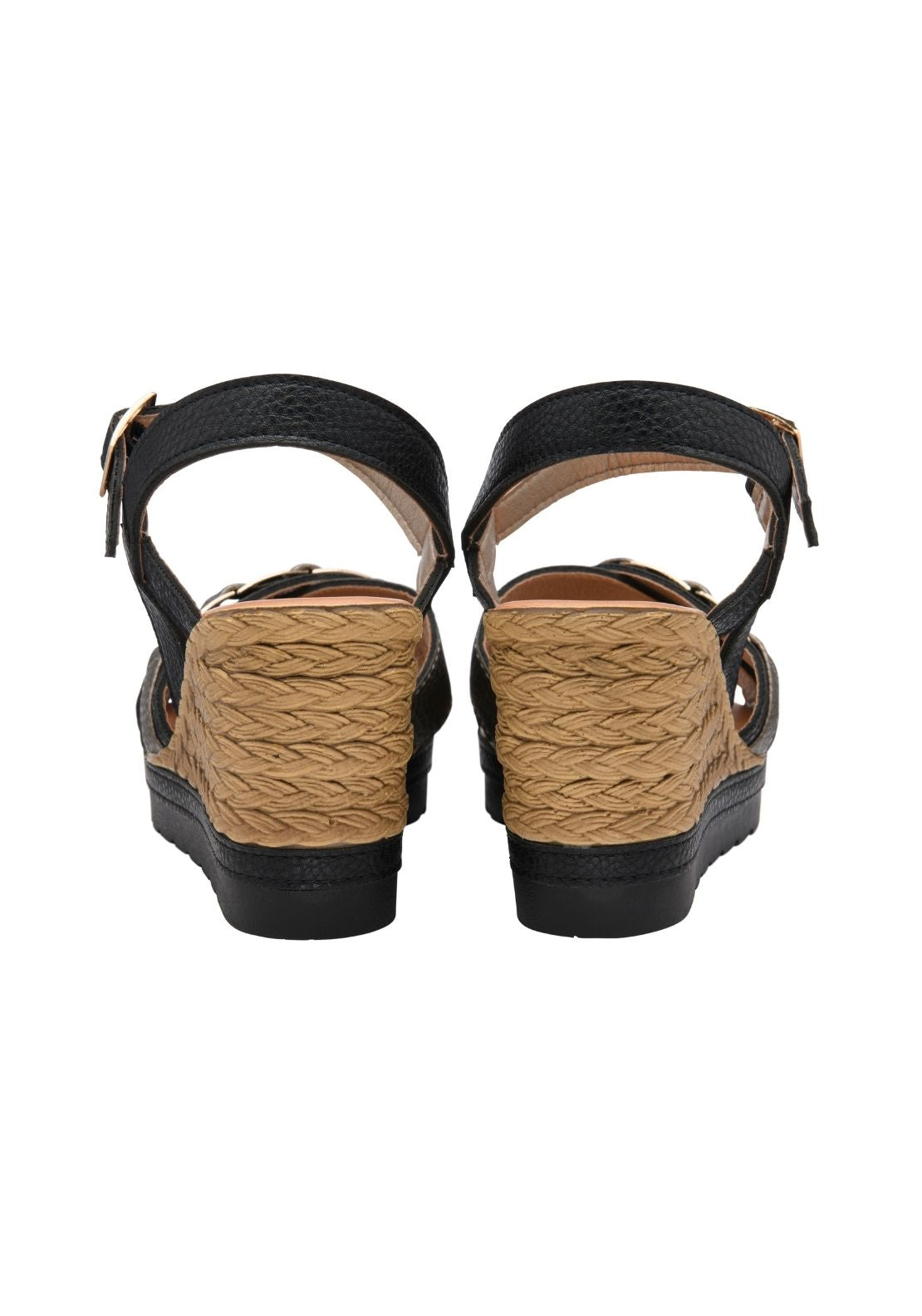 Lotus Pos Tassere Sandal - Black 4 Shaws Department Stores