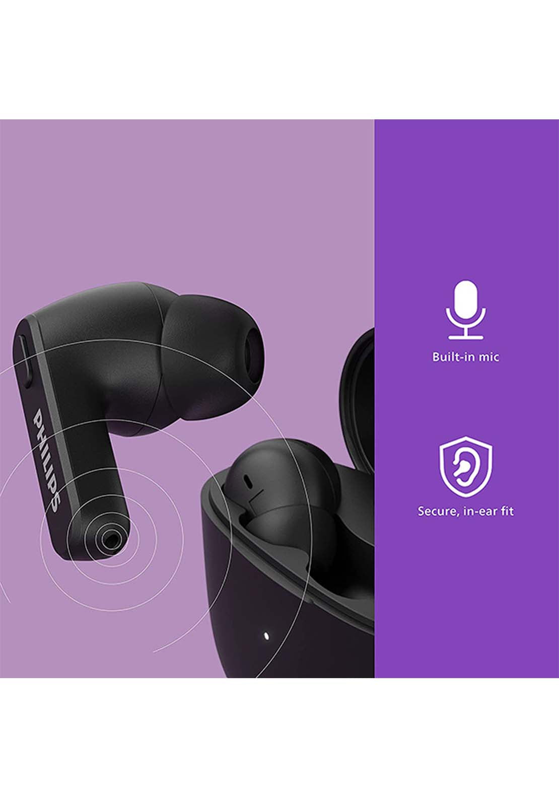 Philips bluetooth headphones online with mic