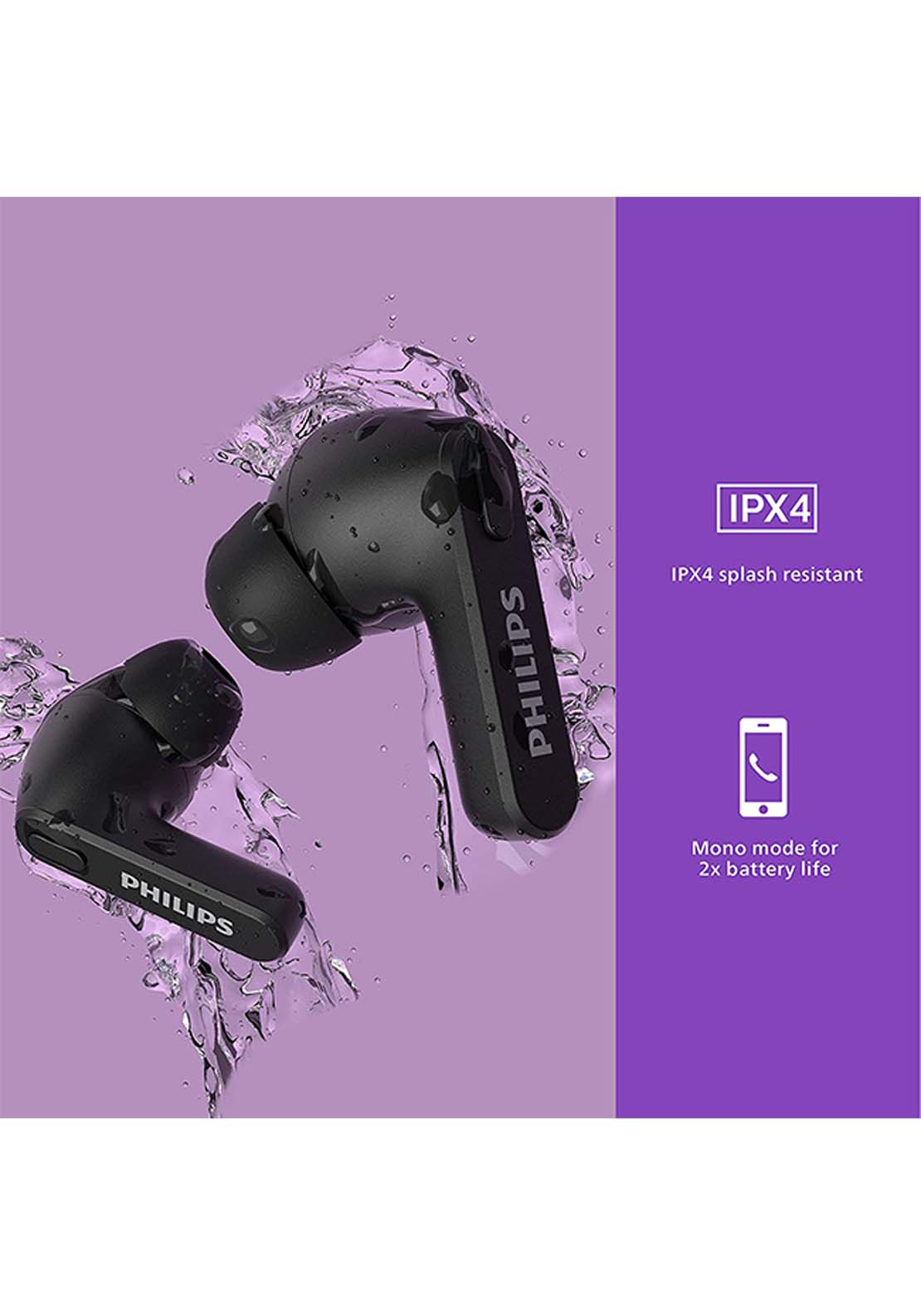 Philips Wireless Bluetooth Headphones | Tat2206Bk00 3 Shaws Department Stores