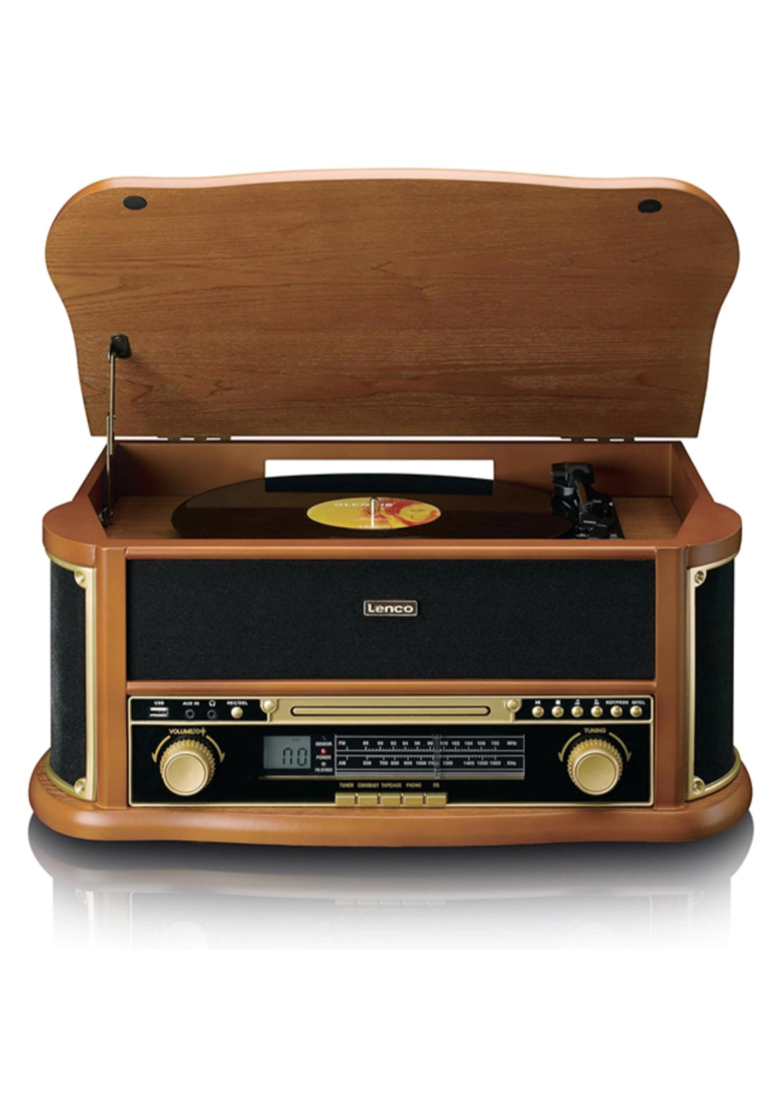 Lenco Classic Photo Retro Turn - Brown 1 Shaws Department Stores