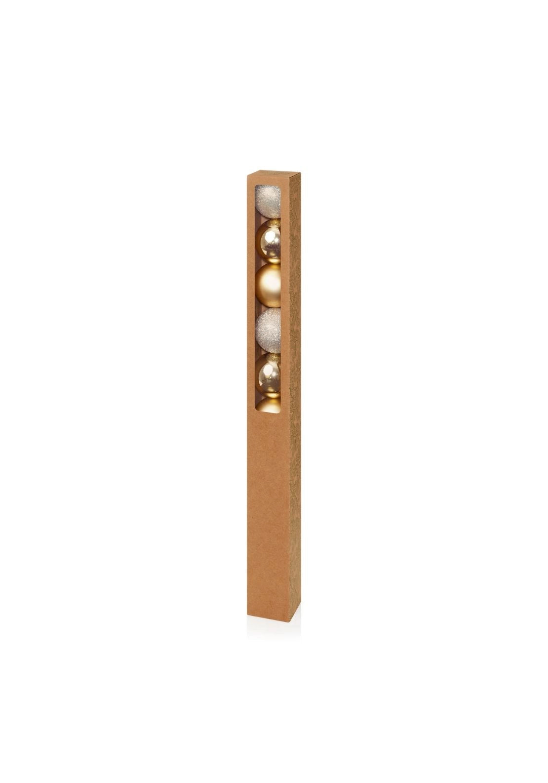 Multi Finish Shatterproof Baubles - Gold