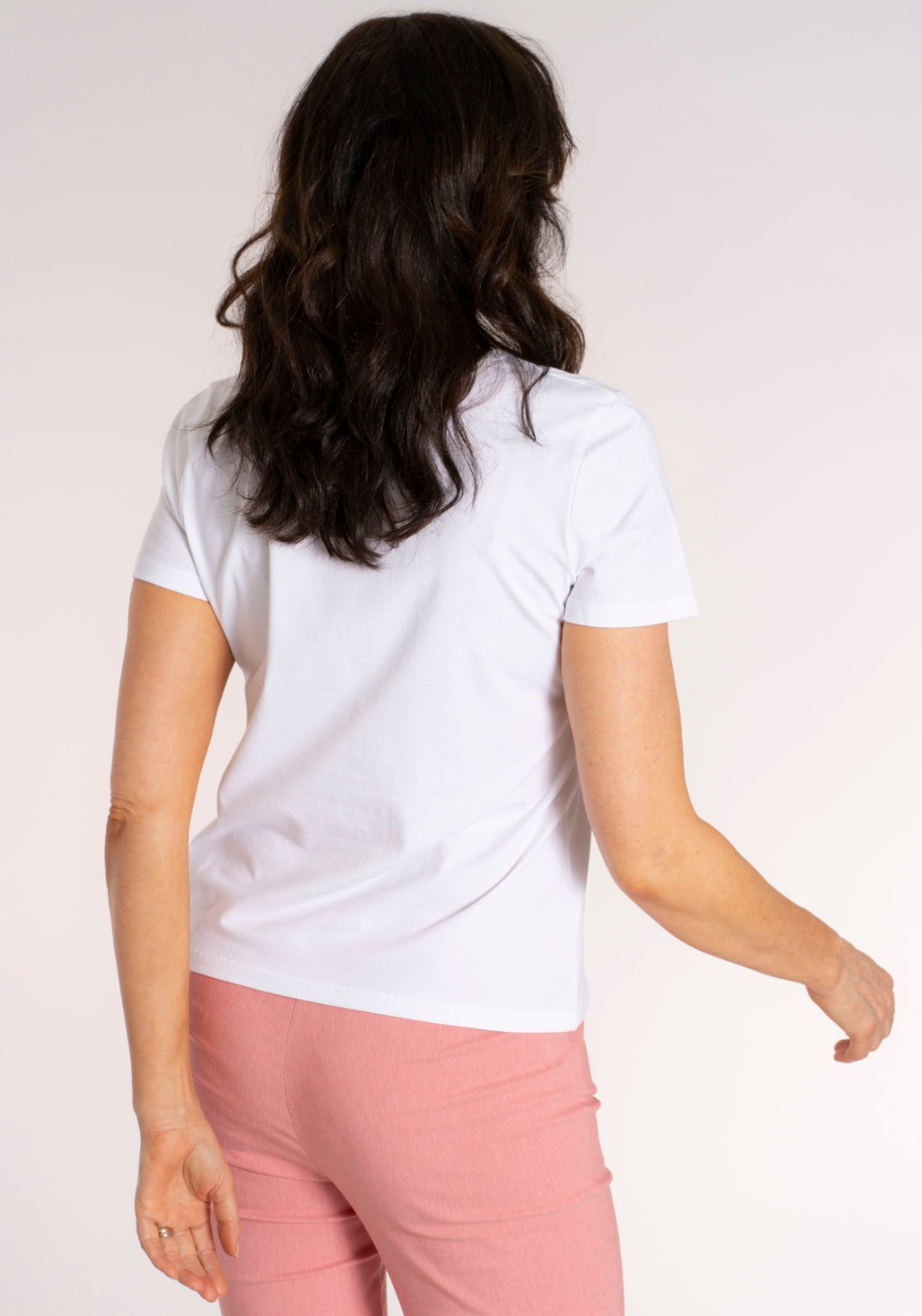 Tea Lane Placement Bike T‑Shirt - White 2 Shaws Department Stores