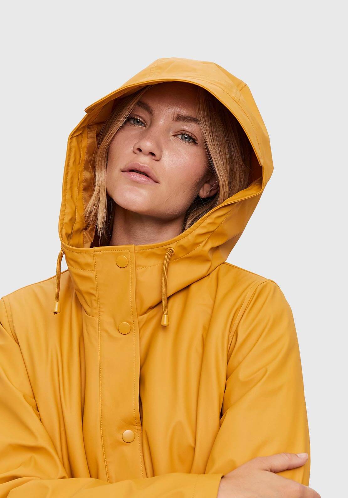 Vero Moda Mvasta Rain Coat - Amber Gold 5 Shaws Department Stores
