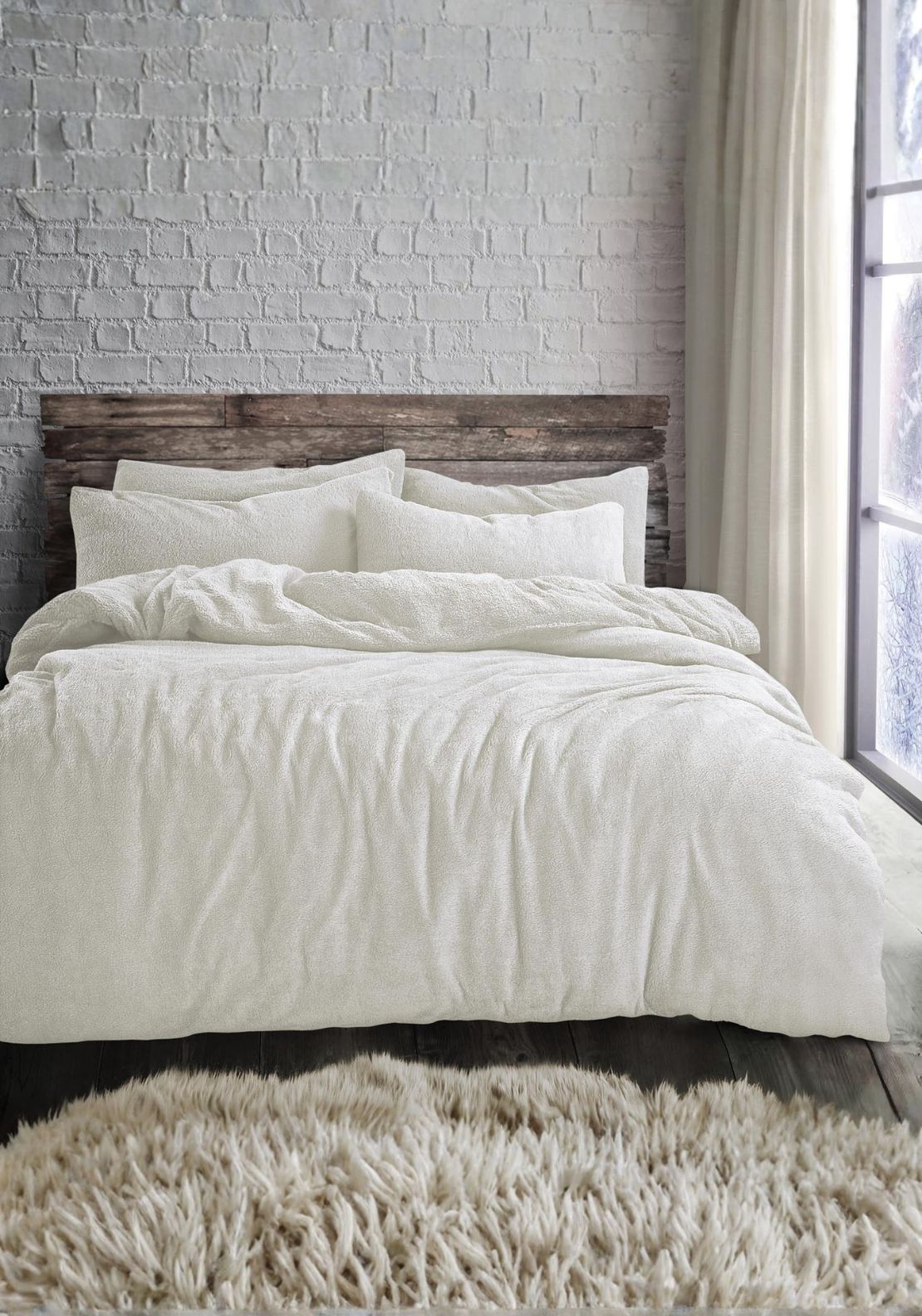 The Home Collection Teddy Supersoft Duvet Set 1 Shaws Department Stores