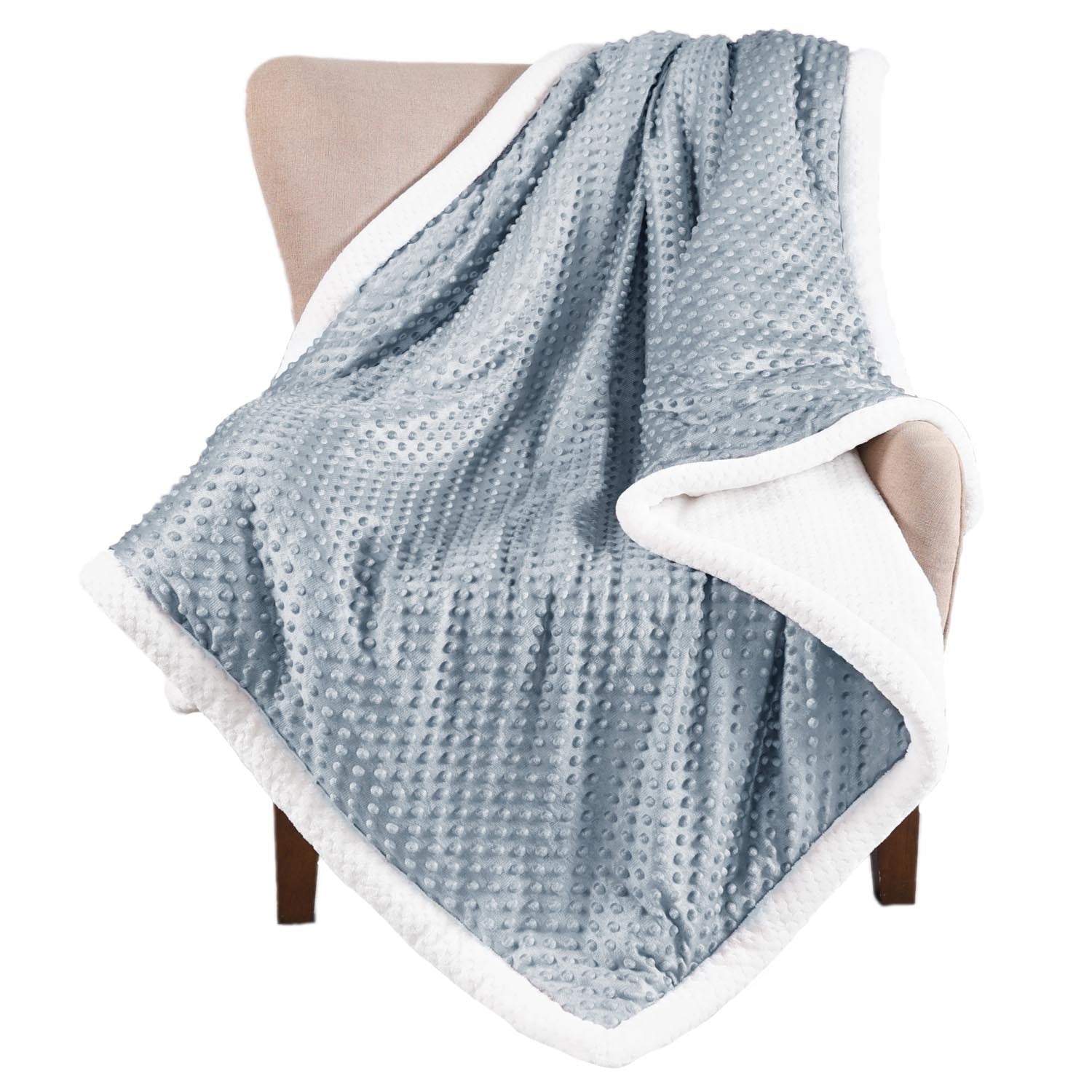The Home Bedroom Cosy Winter Blanket - Grey 1 Shaws Department Stores