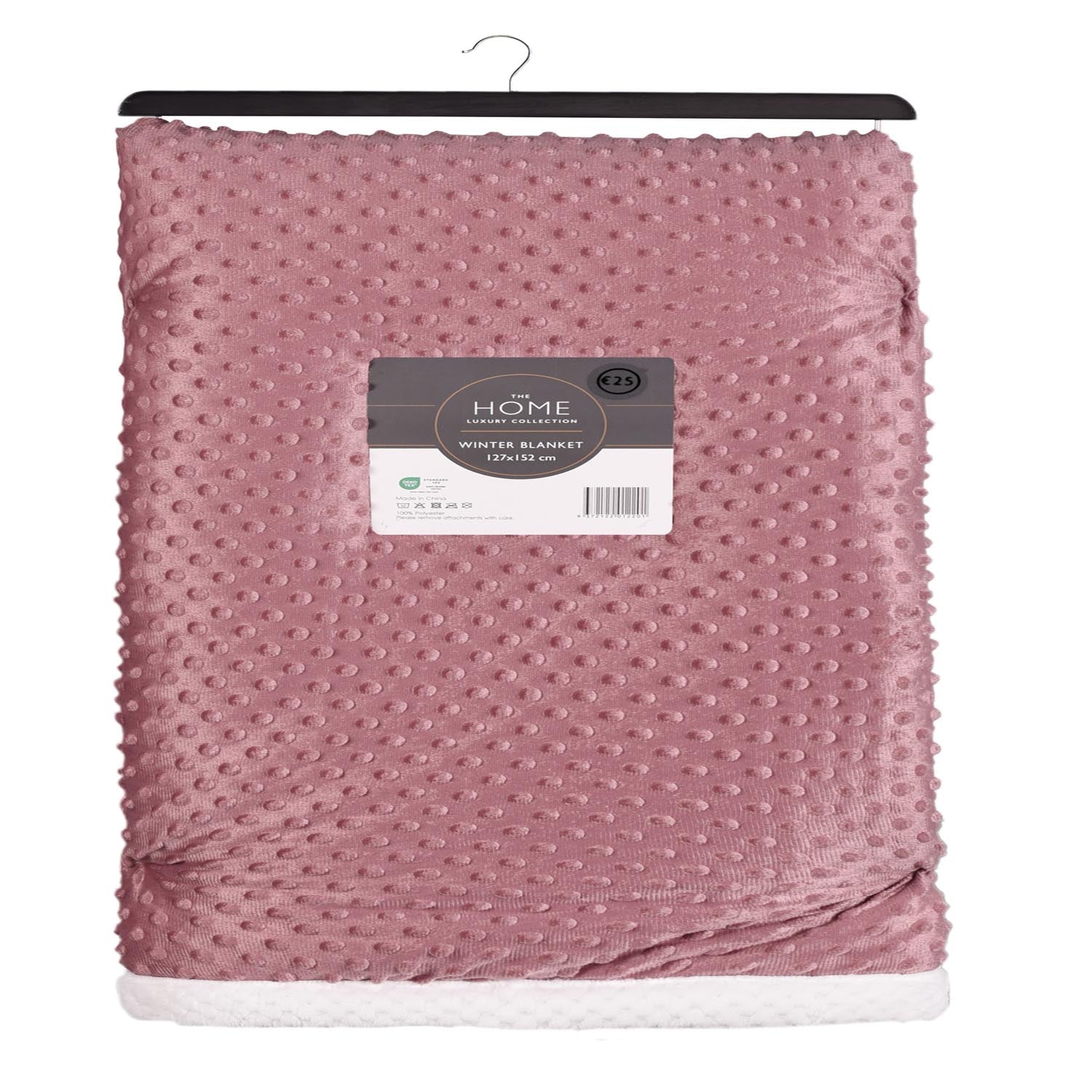 The Home Bedroom Cosy Winter Blanket - Rose 2 Shaws Department Stores