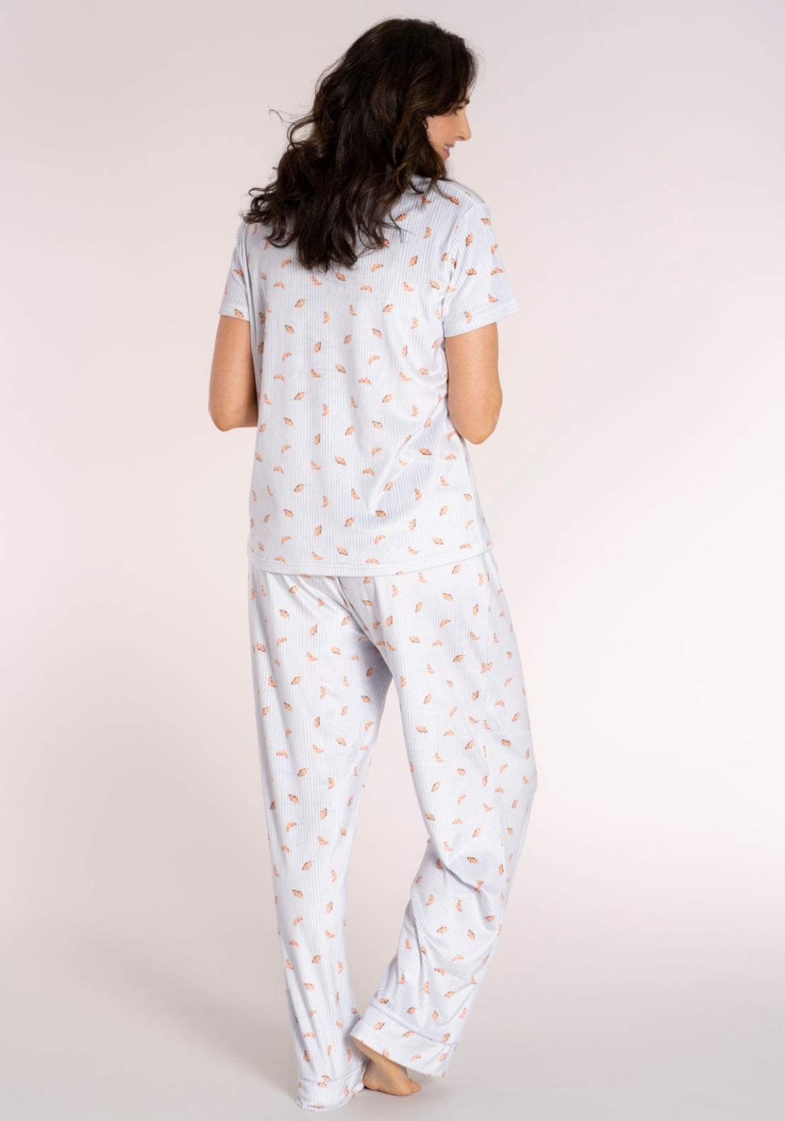 The Sleep Collection Boyfriend PJ Set - Blue 2 Shaws Department Stores