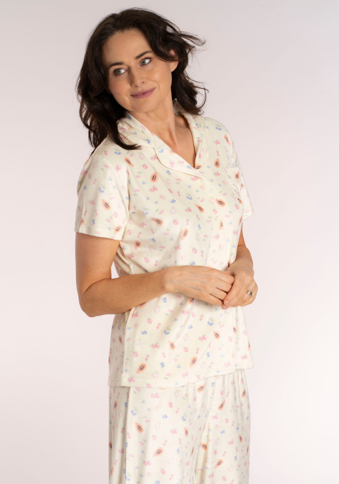 The Sleep Collection Boyfriend PJ Set - Yellow 3 Shaws Department Stores